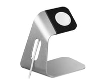 Avizar Socle de Chargement pour Apple Watch Moderne et Résistant en Acier Argent