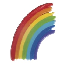 Motif de cire: Arc en ciel, arc en ciel, 4,5x6,5cm, 1 pce.