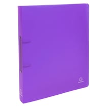 Classeur 2 anneaux 30 mm polypropylène Chromaline - A4 maxi - Violet - x 15 - Exacompta