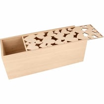 BOITE DE RANGEMENT - 33X12X12 CM - BOIS
