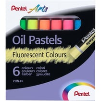 Boite de 6 Pastels à l'huile - Fluorescent - Pentel Arts