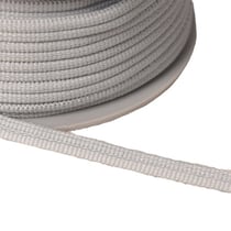 Double cordon 9mm gris clair au mètre