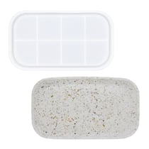 MOULE EN SILICONE 26,4CM X 15,1CM X 2,2CM- PLAT RECTANGULAIRE