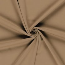 Tissu Jersey piqué lourd de viscose James uni Camel