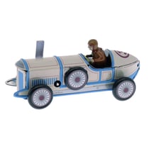 Voiture de Course Bleue 13 Cm Mecanique a Cle - Bass&Bass