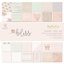 Scrapbooking Bloc Bliss, 30,5x30,5cm, 180g / m², bloc 48feuilles