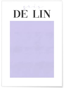 Affiche Gris de Lin | A3 : 29,7x42cm