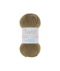 Pelote à tricoter TWIST - 100gr - Trimits 03 Marron/vert