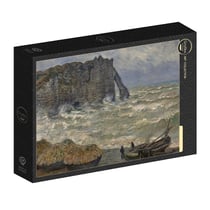Puzzle 1000 pièces - Claude Monet - Mer agitée à Étretat, 1883 - Grafika