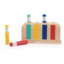 Classique pop up en bois FSC - Plan Toys - Jaune