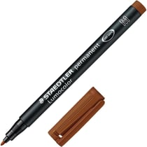 STAEDTLER Marqueur permanent 317M Lumocolor, marron