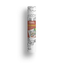 Rouleau adhesif chateau a colorier