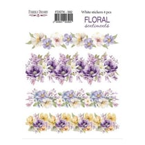 Planche de stickers couleur embelissement Fabrika Decoru FLORAL SENTIMENTS 392