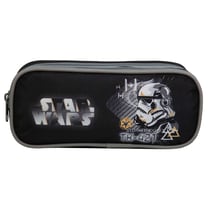 Trousse scolaire 2 compartiments Disney Star Wars Noire - BAGTROTTER