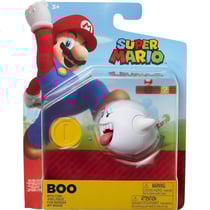 Boo avec pièce : figurine super mario 6 cm - figurine nintendo articulé - jakks