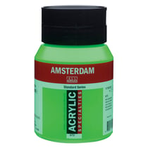 Pot 500 ml - Peinture acrylique Amsterdam Standard Series - Vert Réflex 672 - Semi-transparente