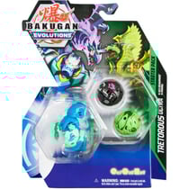 Bakugan evolutions : pack de demarrage 3 boules : tretorous pharol neo dragonoid - saison 4 - spin master 20137397