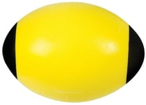 Ballon de rugby en mousse jaune 24 cm - balle ovale soft - jeu sport enfant