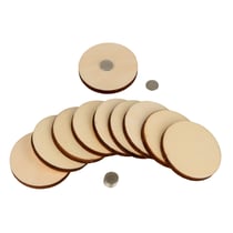 10 badges aimantés  4,5 cm - Artemio