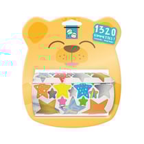 Gommettes en rouleau Etoiles 5 m 1 320 pièces