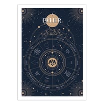 Affiche 30x40 cm - Bélier Signe du Zodiac - Frog Posters