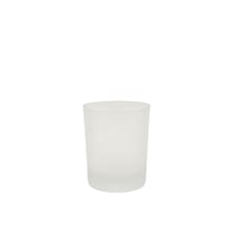 Verre à bougie satiné 200 ml / bougie 150 g