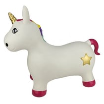 Animal licorne arc en ciel etoile sauteuse - ballon sauteur bebe - jeu pour rebondir