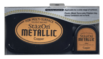 Encre Stazon métallic cuivre