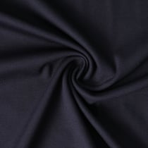 Tissu Jersey Viscose épais Lillia sur fond Bleu marine - Au mètre
