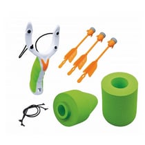Lance-Pierre Portable avec 3 Fléchettes Sécurisées pour Enfants