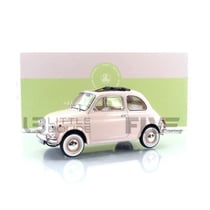 Voiture Miniature de Collection - NOREV - FIAT 500 L - 1968 - Couleur Pink - 1/18