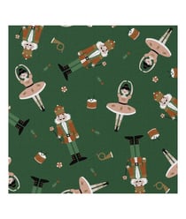 Tissu coton enfant casse noisette de 150 cm de largeur Vert (04) vendu par 50 cm
