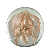 Presse papier capris bronze en verre 8 cm