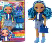 Poupée Articulée 15cm Sapphire Bradshaw (bleu) Rainbow High Littlest - Rainbow High