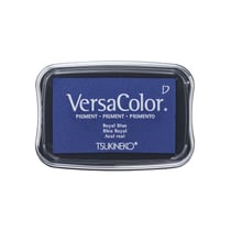 Versa Color Tampon encreur pigmenté, bleu royal, 9,6x6,3x1,8cm