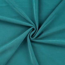 Tissu Jersey Modal satiné uni Vert canard - Au mètre