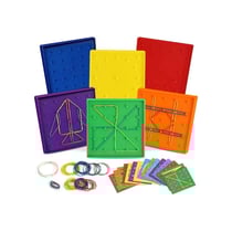 6 Geo Boards - Jouet créatif et éducatif