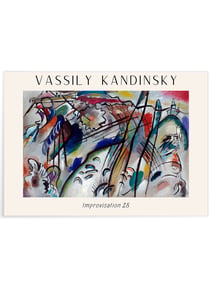 Affiche Vassily Kandinsky Improvisation 28 | A3 : 29,7x42cm