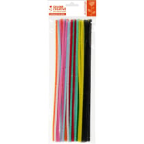 SACHET 45 BRINS CHENILLE Ø6 - 9 COULEURS long. 300
