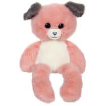 Peluche Chien Leggies-  - Rose et Gris,48 cm