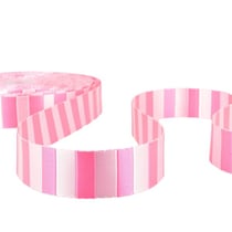 Film 20m Sangle bicolore Rose Clair 25mm