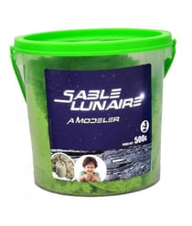 Sable lunaire/moon sand à modeler vert 500g Vert