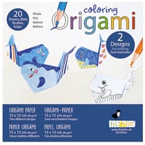 Coloring Origami - Baleine - Fridolin