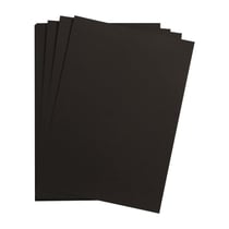 25 feuilles de papier - Noir - A4 - 270g - Lisse - Dessin, loisirs créatifs - Maya
