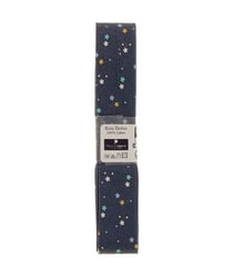 Biais en coton motif Etoiles 1,5m x 20mm - Passion Rubans Bleu Marine