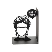 Porte-livres Frida – Balvi | Serre-livres métal noir design artiste