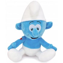 Peluche amoureux schtroumpf 33 cm avec coeur - doudou licence : collection schtroumpf