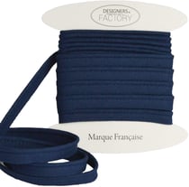Passepoil Coton bleu navy par 5 mètres – designers-factory