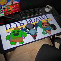 Subsonic - Tapis de Souris XXL Brawl Stars Légendaire 90x40 cm - Tapis Bureau avec Base Antidérapante, Tapis Gamer sous-Main