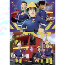 2 puzzles sam le pompier : t'aide dans le besoin 24 pieces - ravensburger - 090426